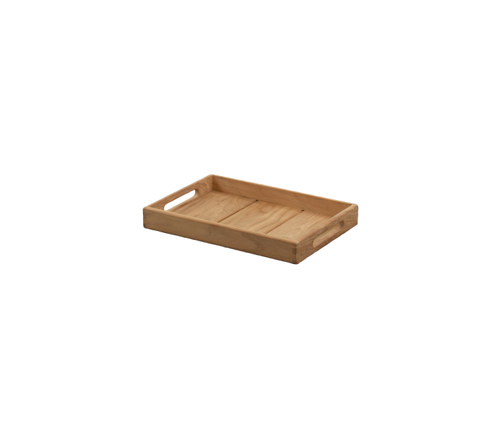 Club serveringsbricka, liten - teak