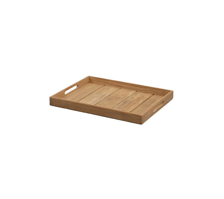 Club serveringsbricka, mellan - teak