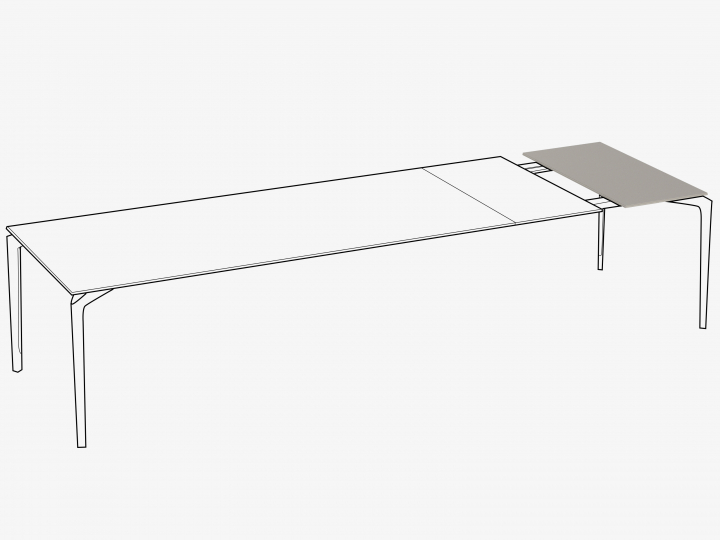 AllSize extension kermaik 50x100 cm - snow