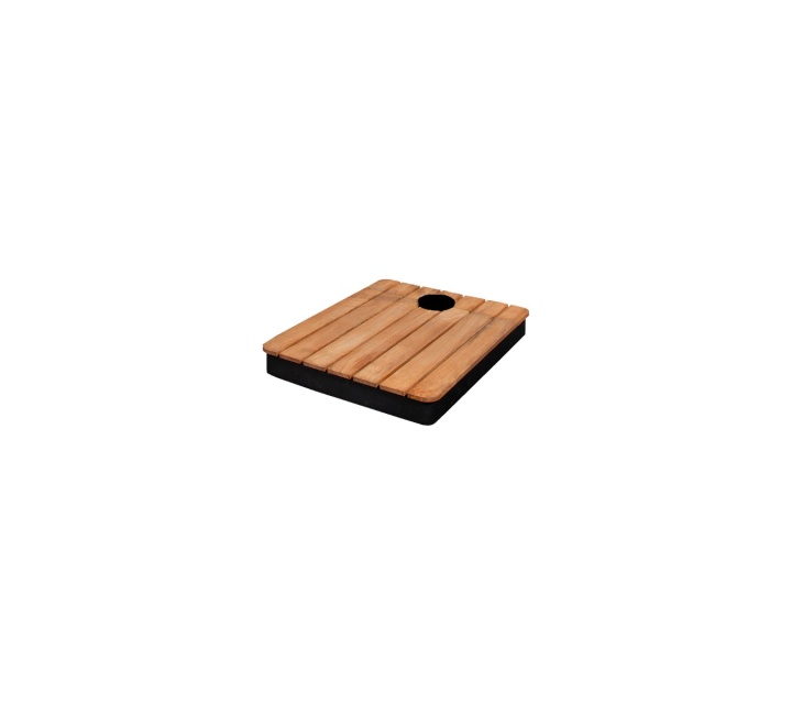 Lagoon basplatta utedusch - teak