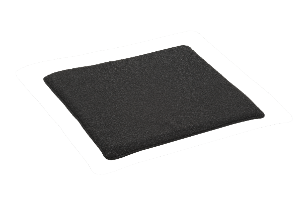 Frisk sittdyna 37x37 cm - teddy black
