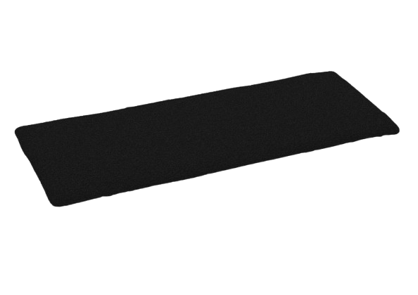 Frisk bänkdyna 102x37 cm - teddy black