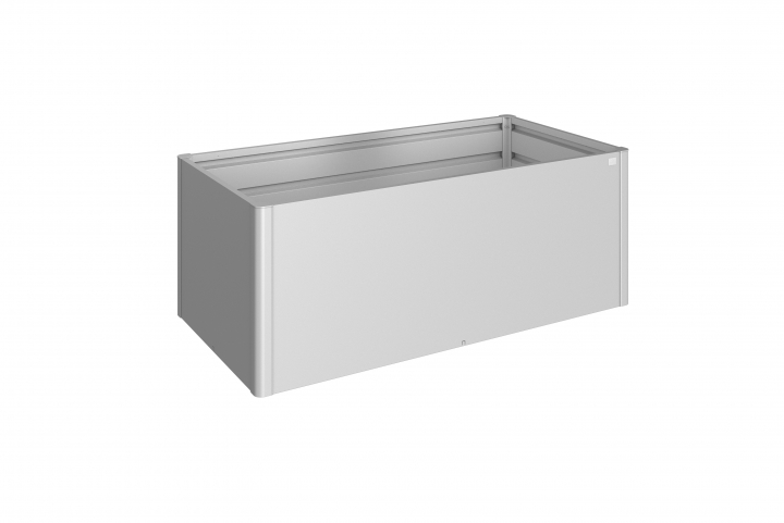 Planteringslåda 2x1 - Metallic Silver
