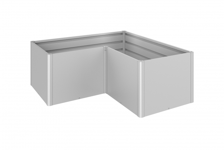 Planteringslåda L2x1 - Metallic Silver