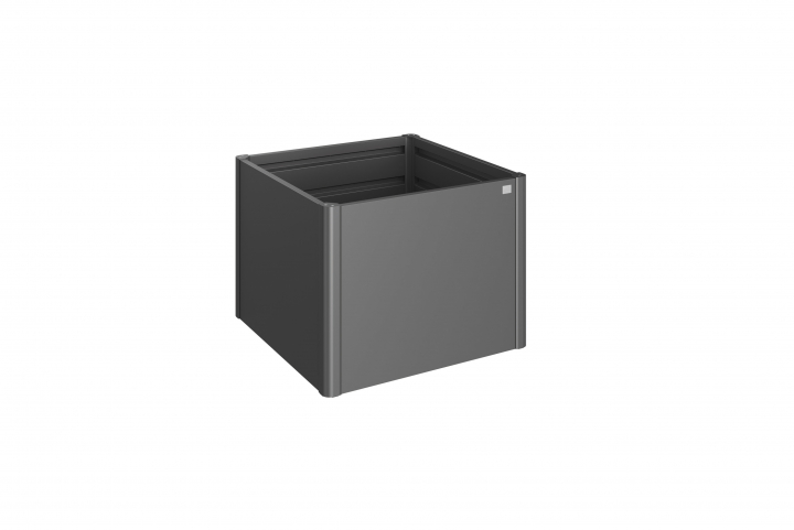 Planteringslåda 1x1 - Metallic Mörkgrå