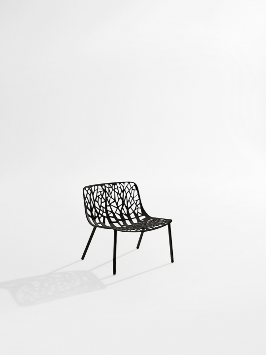 Forest loungefåtölj - black