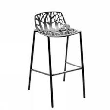 Forest Barstol Hög Sh 78 Cm Låg Rygg - Svart