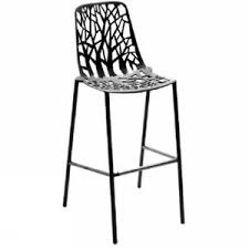Forest Barstol Hög Sh 78 Cm Hög Rygg - Svart