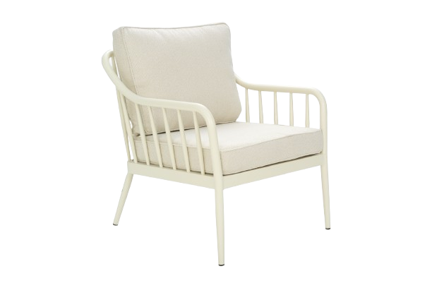 Coleville fåtölj - pearl white/dot beige dyna