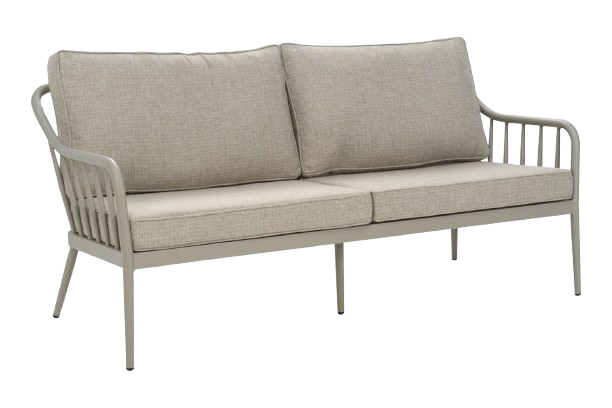 Coleville 2,5-sits soffa - khaki/burlap beige dyna