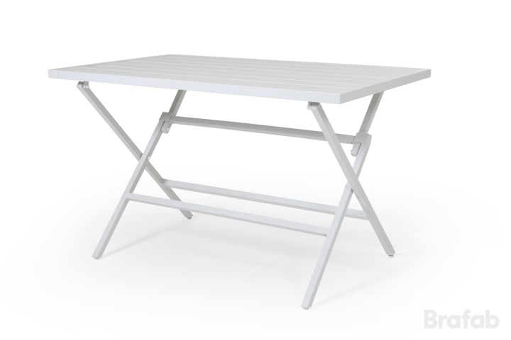 Wilkie Fällbart Cafébord 120x72x73 Cm - Vit