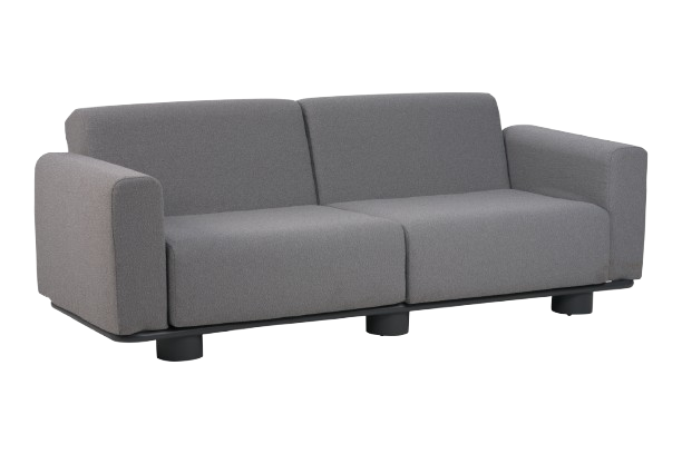 Bolster 2,5-sits soffa - antracit/teddy grey