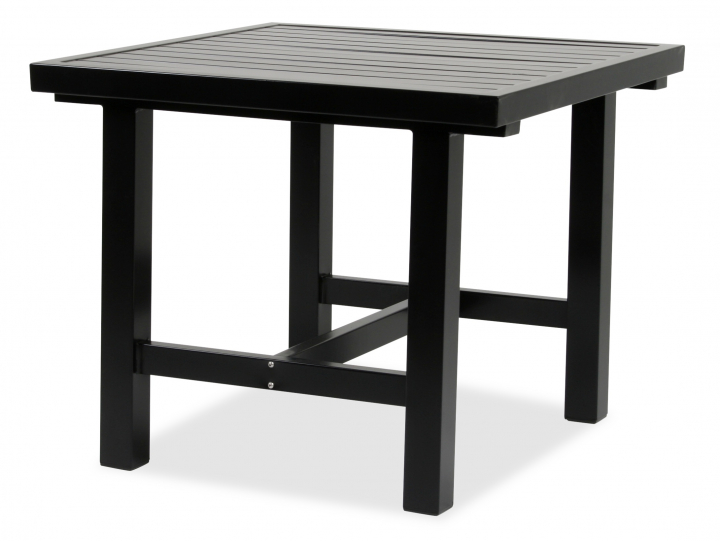 Bord Aluminium - 85x80 Cm - Svart