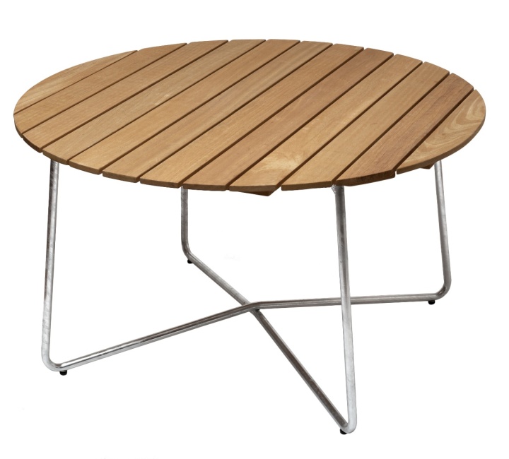 Bordsskiva Ø120 Cm - Obehandlad Ek