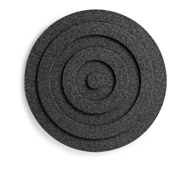 Circle Round Grytunderlägg - Svart