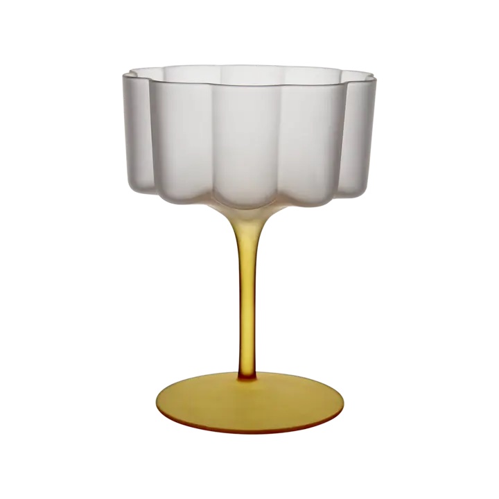 Lillie cocktail-/dessertglas - gul