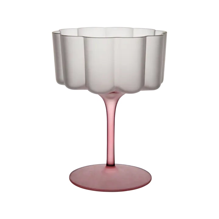 Lillie cocktail-/dessertglas - rosa