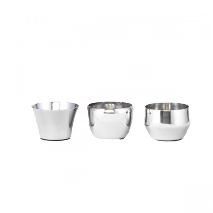 Kin ljuskopp, 3-pack - silver