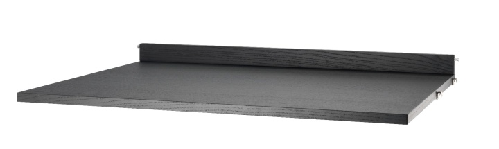 String Arbetsskiva 78x58 - Svartbetsad Ask