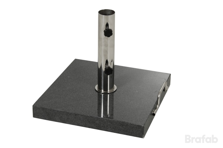 Mito Parasollfot 40 Kg - Mörkgrå Polerad Granit