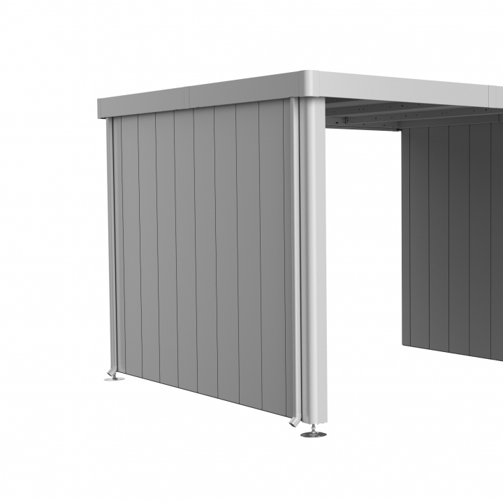 Neo sidotak 3A/3B/3C/3D - metallic kvarts-grå