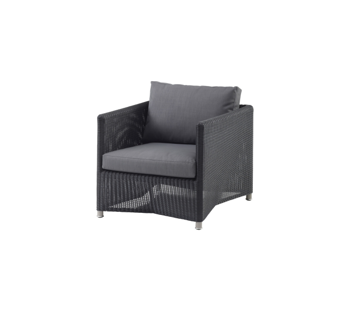 Diamond loungefåtölj - graphite/grey