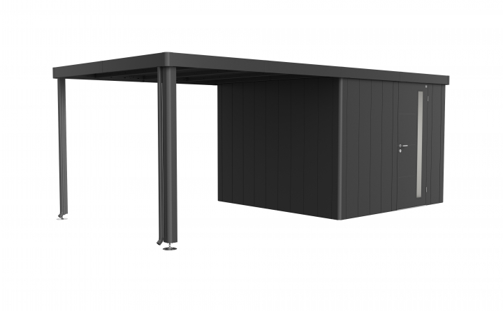 Neo Sidotak Trädgårdsskjul 291 - Metallic Mörkgrå