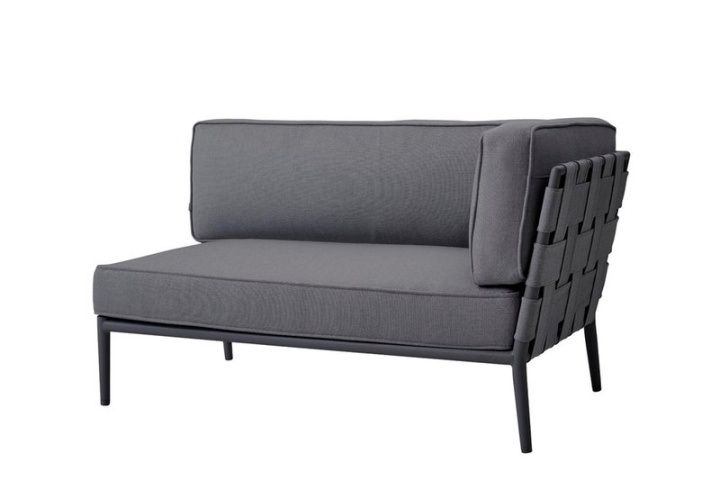 Conic 2 - Sits Soffa Vänster Modul Byggbar - Grey