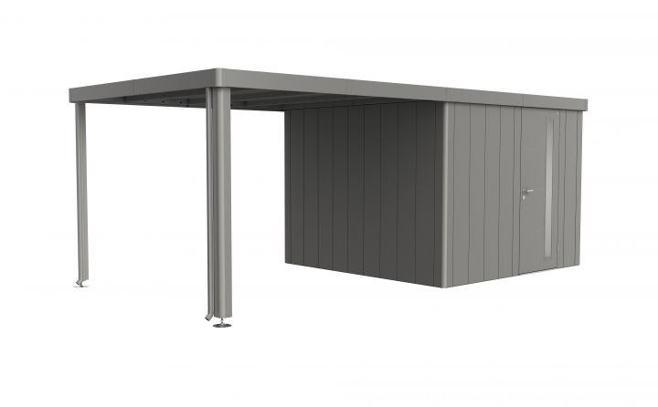 Neo sidovägg till sidotak 3A/3B/3C/3D - metallic mörkgrå