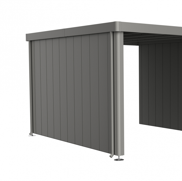 Neo sidovägg till sidotak 4A/4B/4C/4D - metallic silver