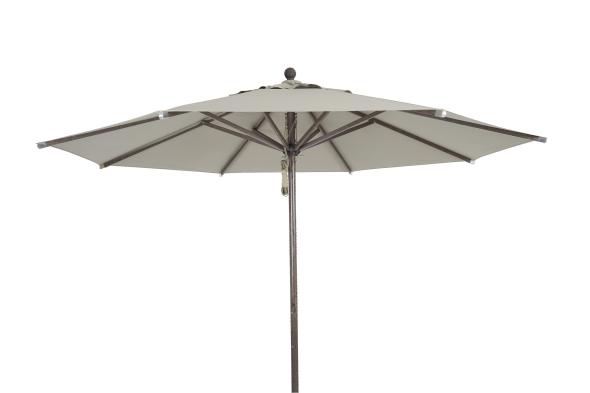 Paliano Parasoll Ø 3 M - Alu Brun/taupe