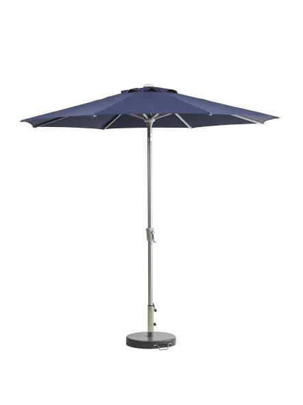 Abriola parasoll Ø 2,7 m - silver/dark blue