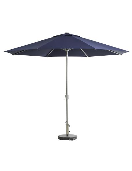 Abriola parasoll Ø 3,3 m - silver/dark blue