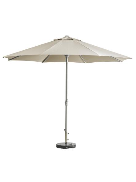 Abriola parasoll Ø 3,3 m - silver/taupe