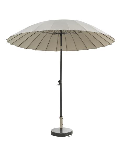 Shanghai parasoll tiltbar Ø 2,7 m - antracit/khaki