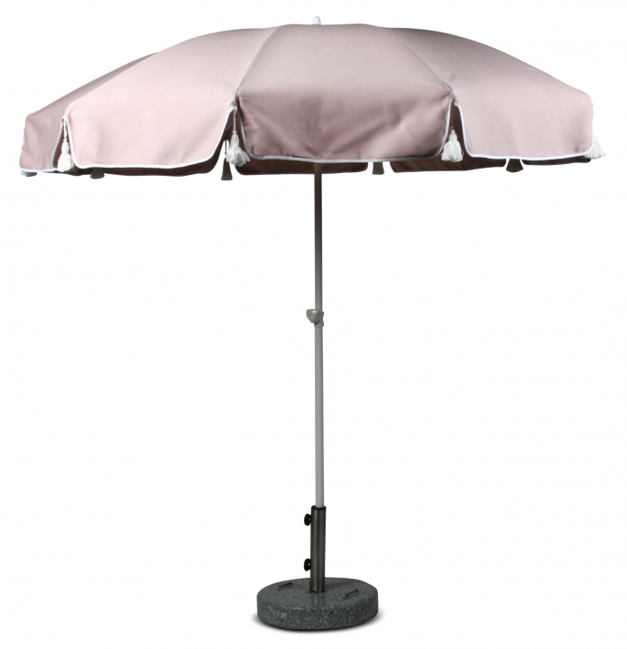 Parasoll Ø 220 cm - ljusrosa