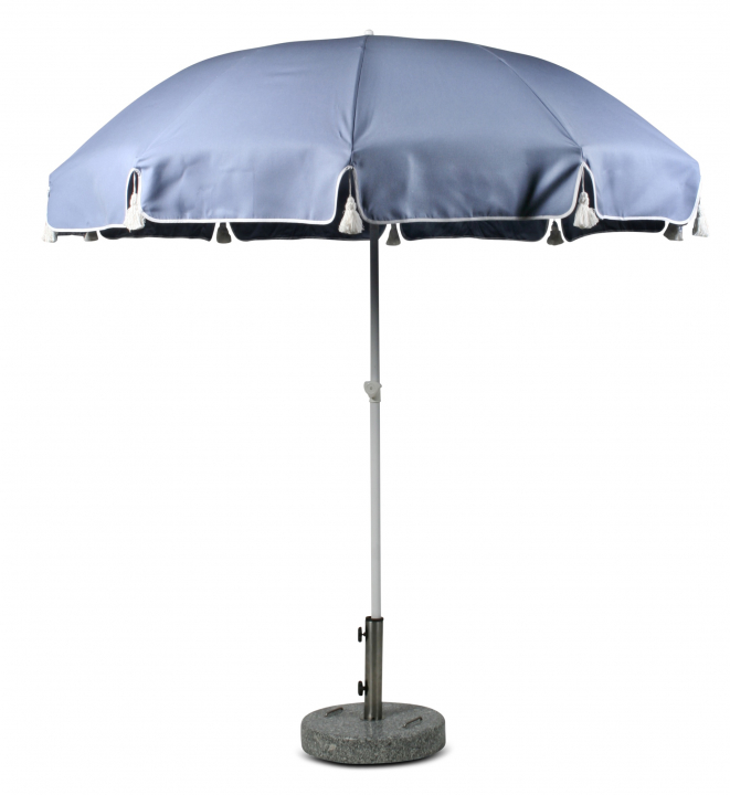 Parasoll Ø 220 cm - ljusblå