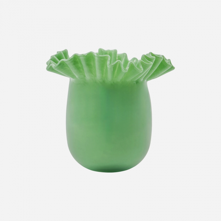 Flee vas H20 cm - green