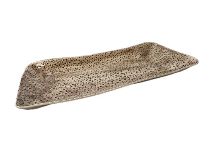 Serveringsfat 52 x 28 cm - warm grey