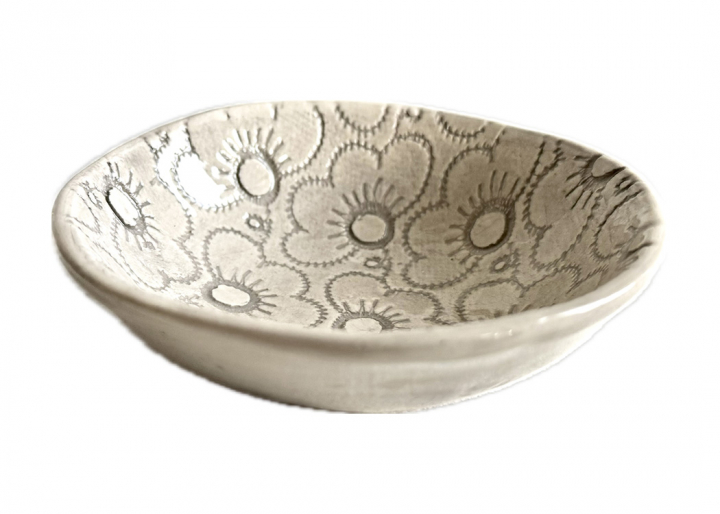 Saltskål Ø 9 cm - warm grey