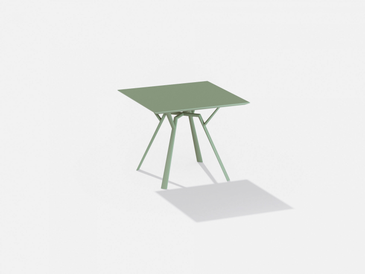 Radice Quadra bord 90x90 cm - green tea