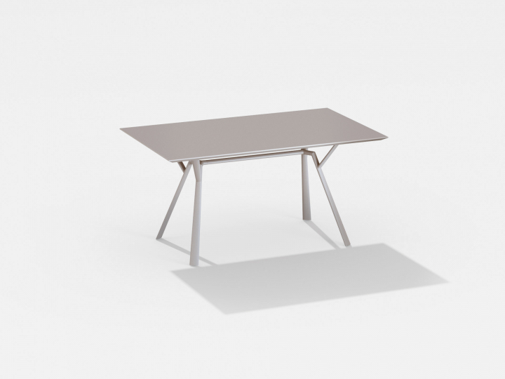 Radice Quadra bord 150x90 cm - powder grey