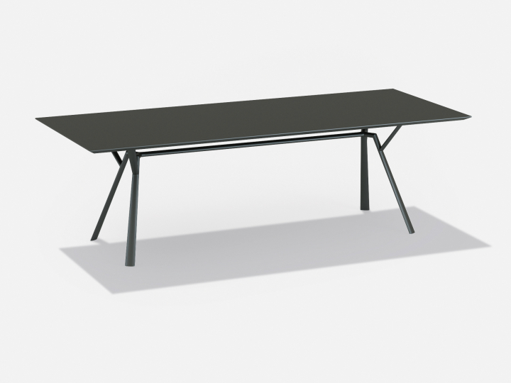 Radice Quadra bord 240x100 cm - black