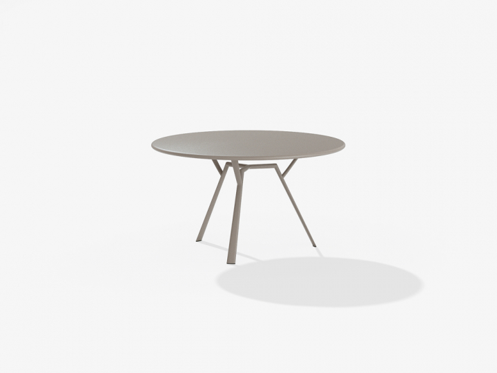 Radice Quadra bord Ø 130 cm - pearly gold