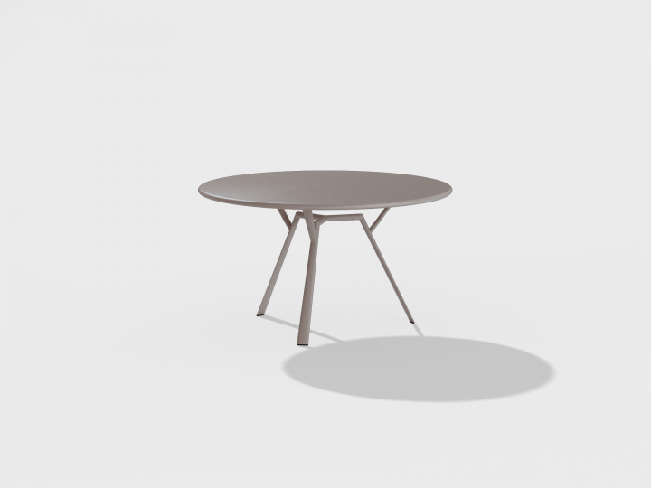 Radice Quadra bord Ø 130 cm - powder grey