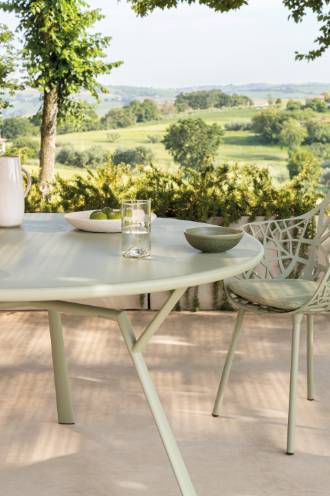 Radice Quadra bord Ø 130 cm - green tea