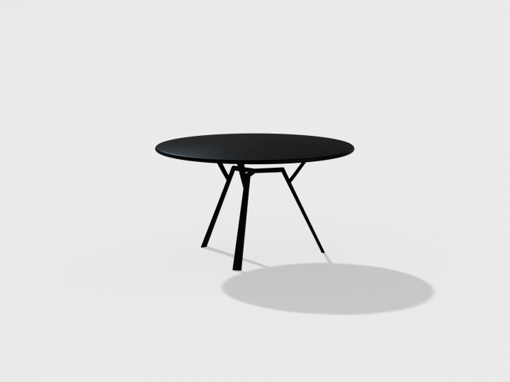 Radice Quadra bord Ø 130 cm - black