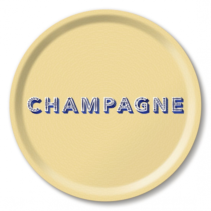 Champagne Bricka Ø 31 Cm - Cream