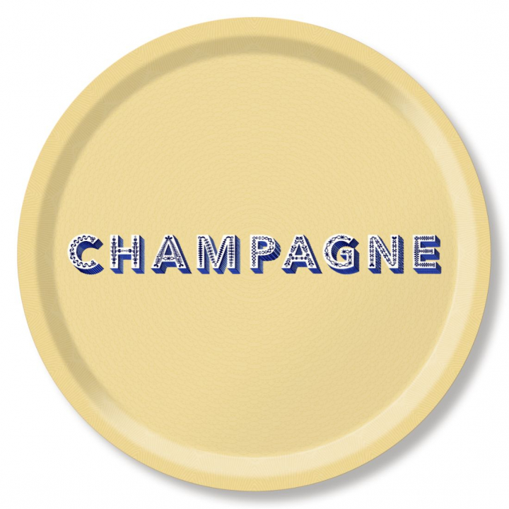 Champagne Bricka Ø 39 Cm - Cream