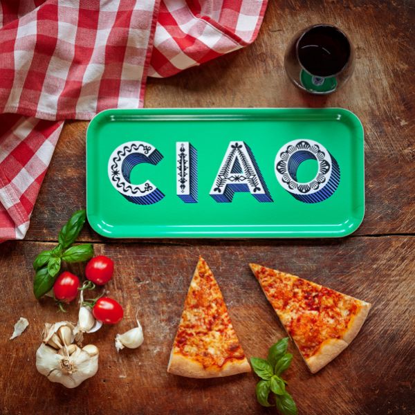 Ciao Bricka 32x15 Cm - Grön